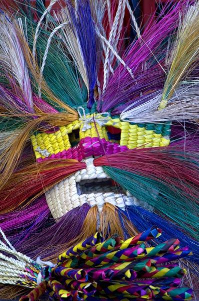 Mexico, San Miguel de Allende, Mask at market